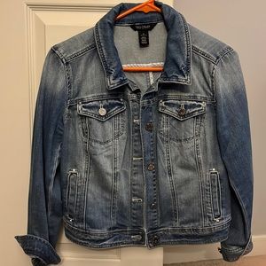 White House Black Market women’s denim jacket size 8